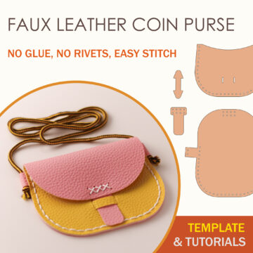 Coin Purse SVG Template