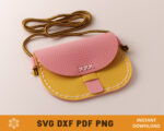 Coin Purse SVG Template