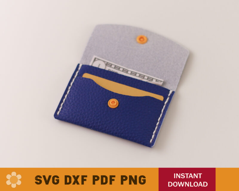 Card Wallet SVG Template