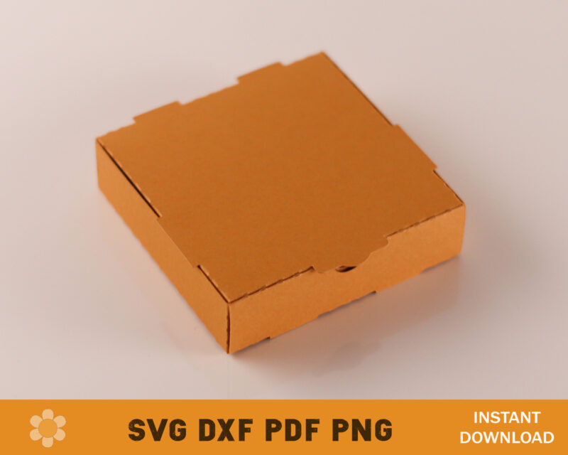 3.5'' Mini Pizza Box Template