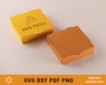 3.5'' Mini Pizza Box Template