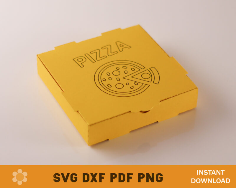 5.5'' Mini Pizza Box Template