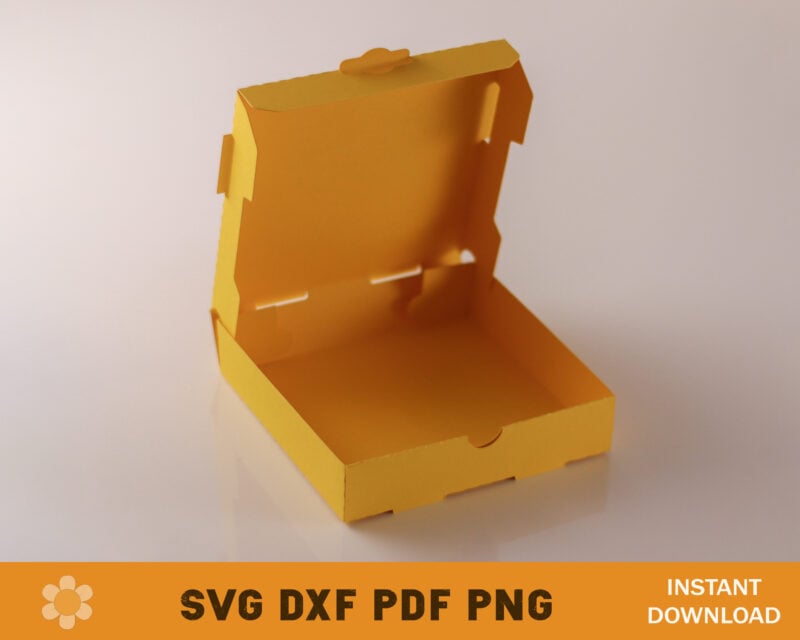 5.5'' Mini Pizza Box Template