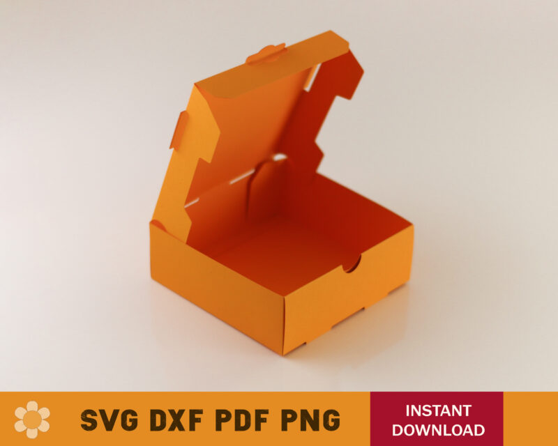 5.5'' Mini Pizza Box Template