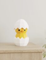 3D Papercraft Chicken – Easter decor PDF Template