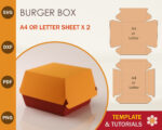 Burger Box Template