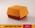 Burger Box Template