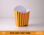 French Fry Box Template
