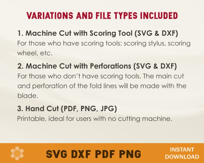 Food Tray No Glue Template
