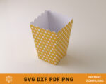 Pop Corn Box Template