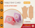 Table Tent Card Template