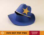 Cowboy Hat Box Template