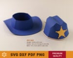 Cowboy Hat Box Template