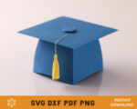 Small Graduation Cap Box Template