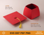 Graduation Cap Box Template