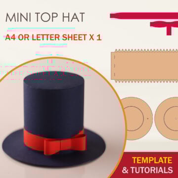 Mini Top Hat Template