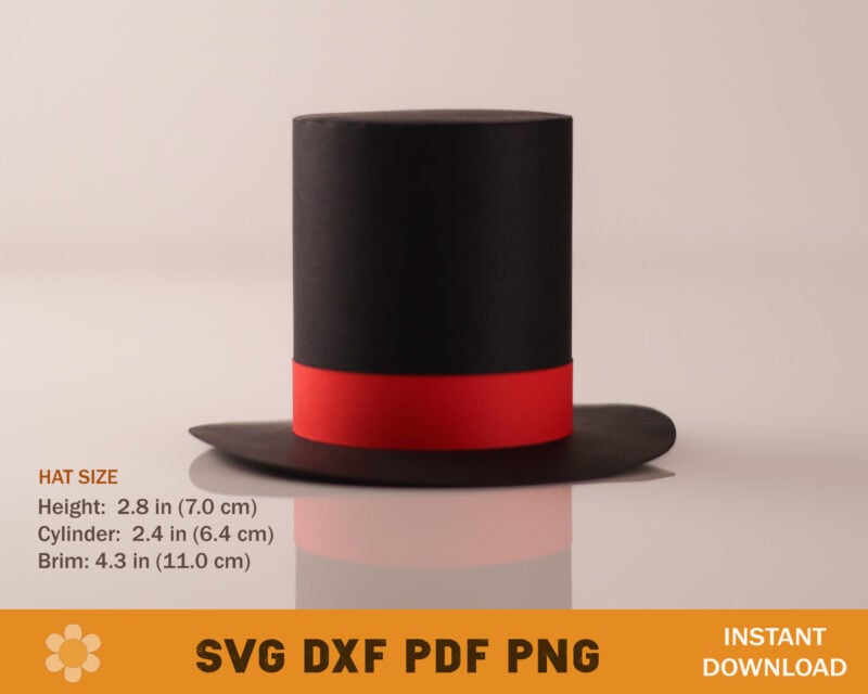 Mini Top Hat Template