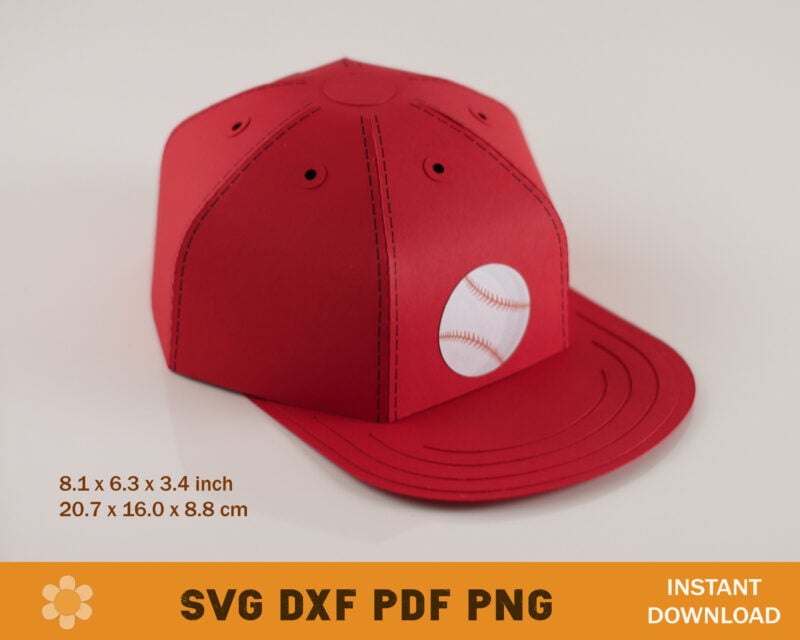 Baseball Cap Box Template