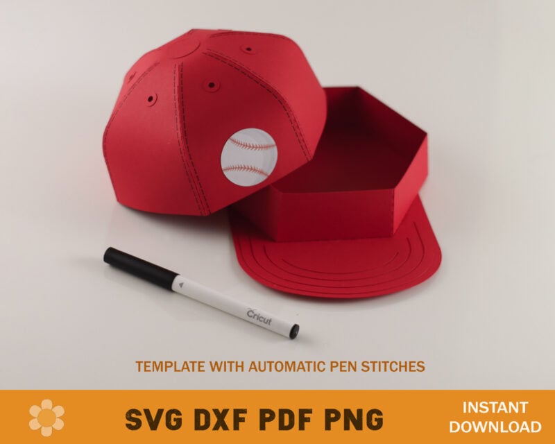 Baseball Cap Box Template