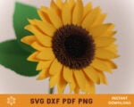 Paper Sunflower Template