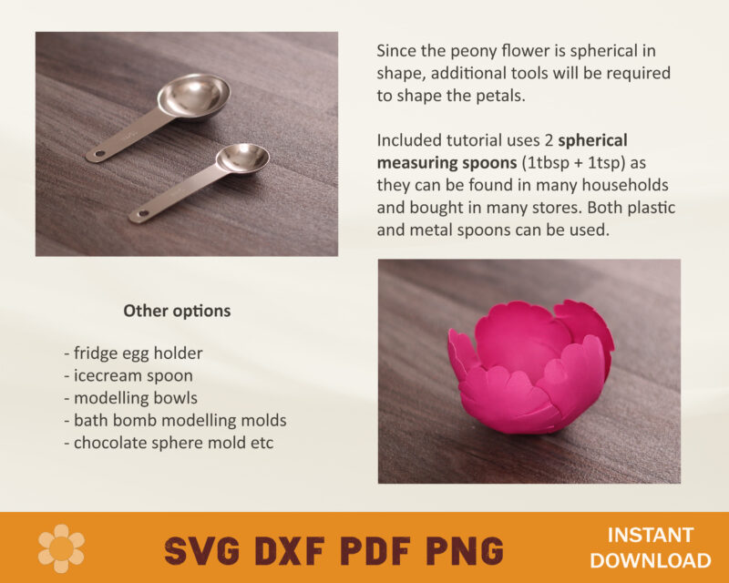 Paper Peony Template