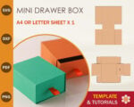 Mini Drawer Box Template