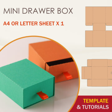Mini Drawer Box Template