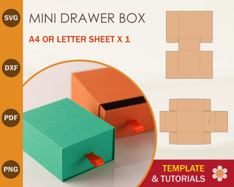 Mini Drawer Box Template