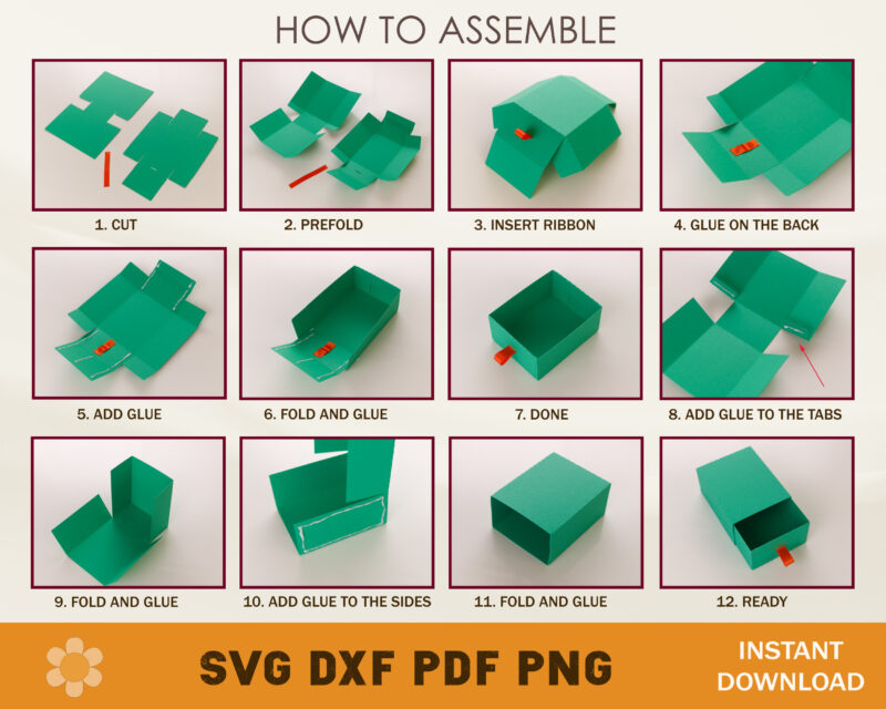 Mini Drawer Box Template
