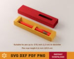 Drawer Pen Box Template