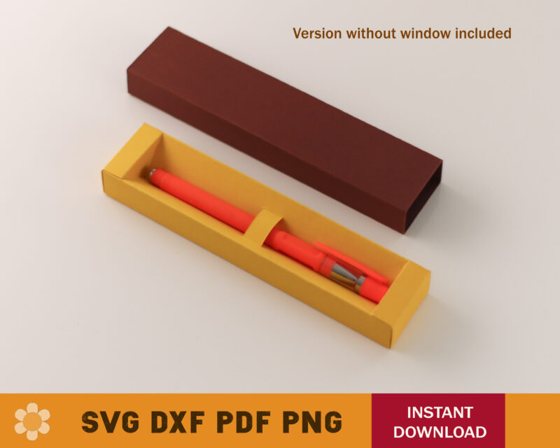 Drawer Pen Box Template