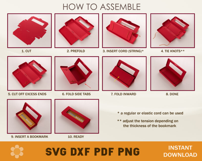 Bookmark Box Template