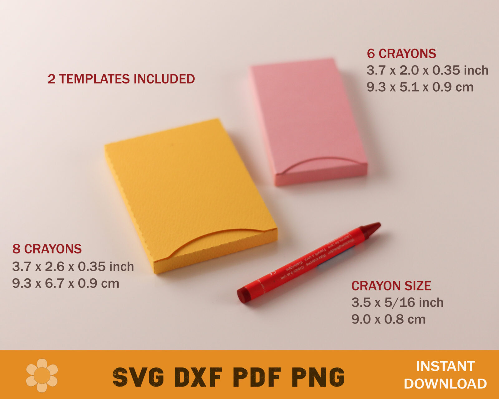 Crayon Box Template SVG DXF PDF PNG Artcrafter Crayon Box Template SVG DXF PDF PNG Artcrafter