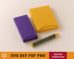 Large Wax Crayon Box Template