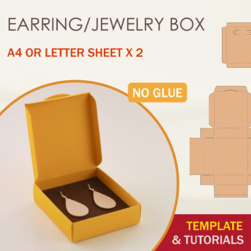 Earring/Jewelry Box Template