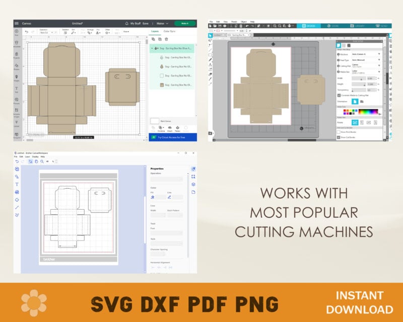 Earring/Jewelry Box Template